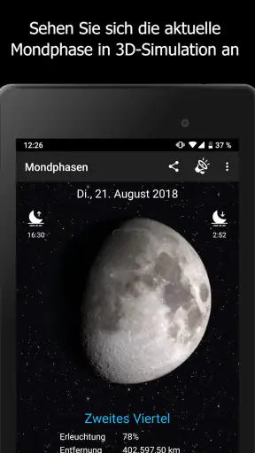 Mondphasen Pro screenshot