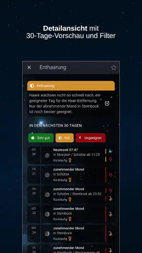 MoonWorx Mondkalender screenshot