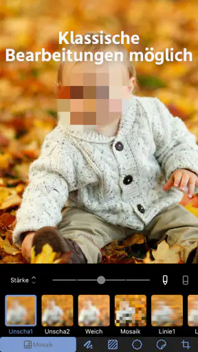 Mosaik+ Foto-Unschärfe screenshot