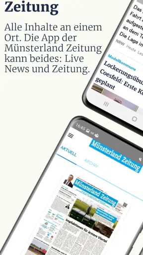 Münsterland Zeitung screenshot