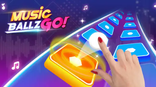Music Ballz Go - Sprung Stern screenshot