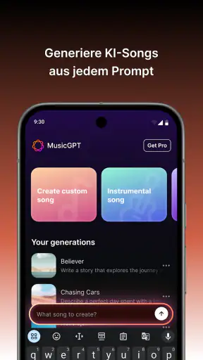 MusicGPT – KI Song Generator screenshot