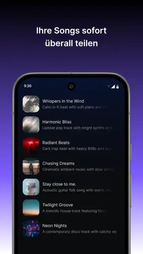 MusicGPT – KI Song Generator screenshot