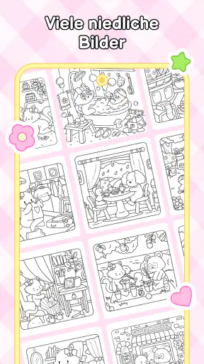 My Cute Friends: Malbuch screenshot