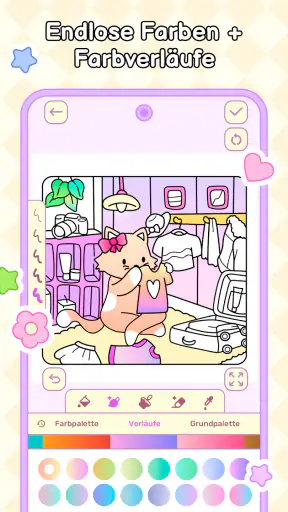 My Cute Friends: Malbuch screenshot