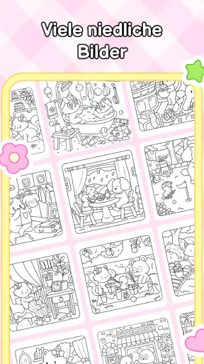 My Cute Friends: Malbuch screenshot