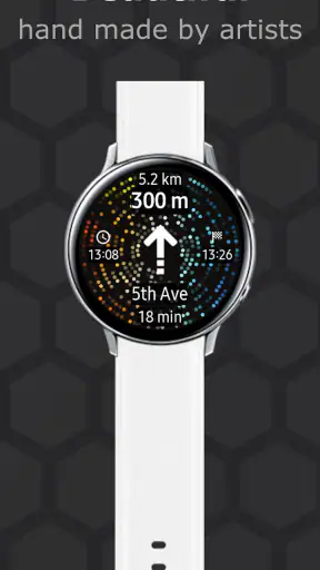 Navigation for watch screenshot