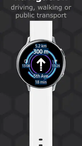 Navigation for watch screenshot