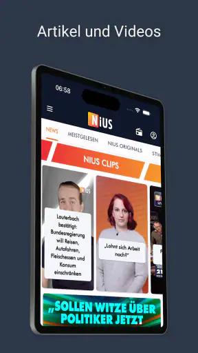 NIUS - Nachrichten & Meinungen screenshot