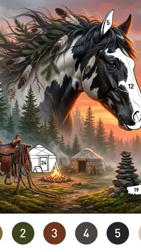Nomad Color By Number Games screenshot