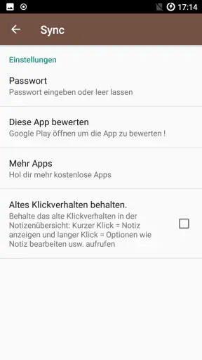 Notizen App Deutsch screenshot