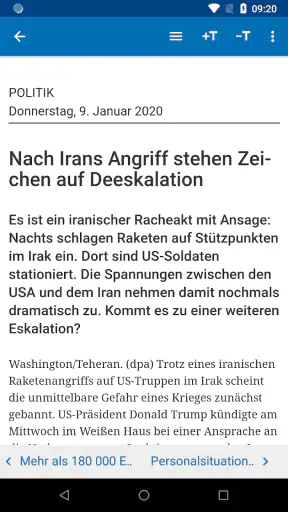 Oberpfalz Medien E-Paper screenshot