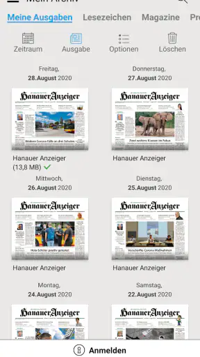 Offenbach-Post E-Paper screenshot