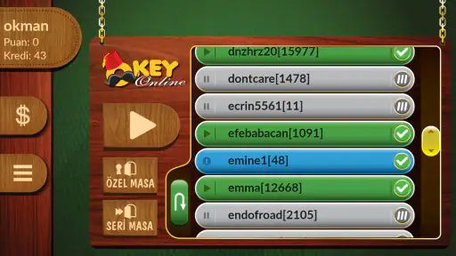 okey online screenshot