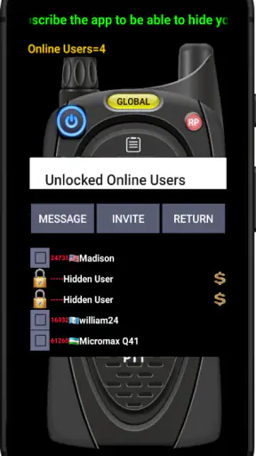 Online Walkie Talkie Pro screenshot
