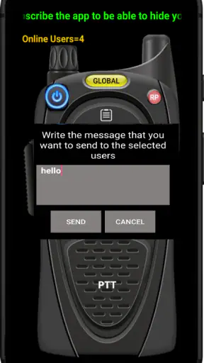 Online Walkie Talkie Pro screenshot