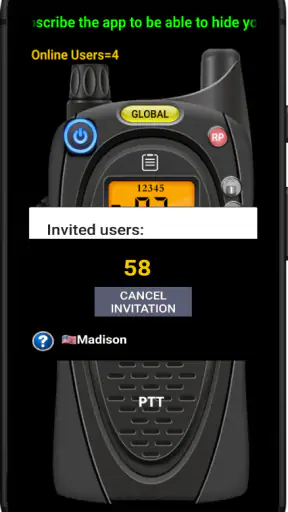 Online Walkie Talkie Pro screenshot