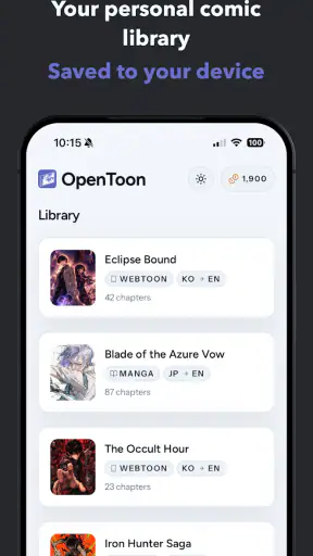 OpenToon - Manga Übersetzer screenshot