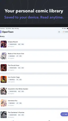 OpenToon - Manga Übersetzer screenshot