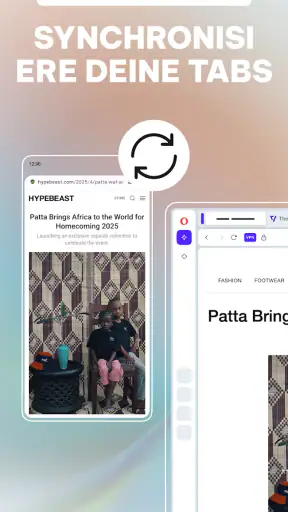 Opera-Browser mit KI screenshot