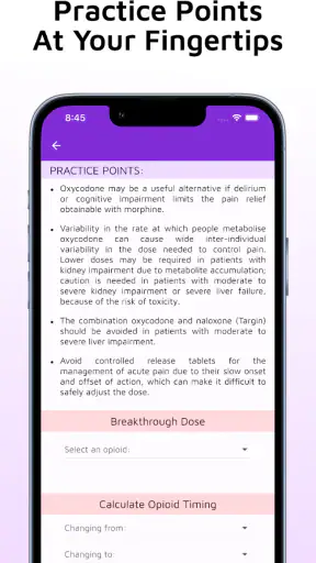 Opioid Conversion Calculator screenshot