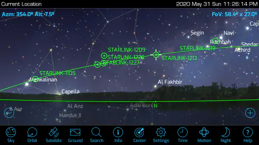 Orbitrack screenshot