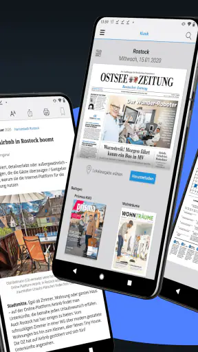 Ostsee-Zeitung E-Paper screenshot