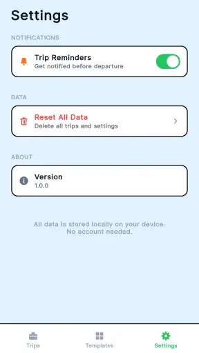 Pack Trip Checker screenshot