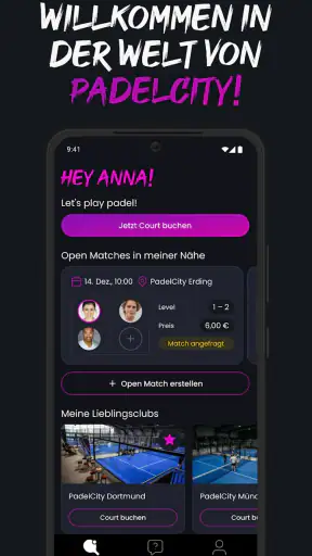 PadelCity – Padel jetzt buchen screenshot