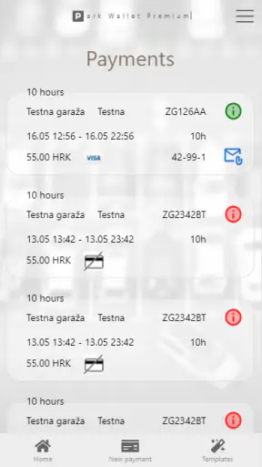 ParkWallet Premium screenshot