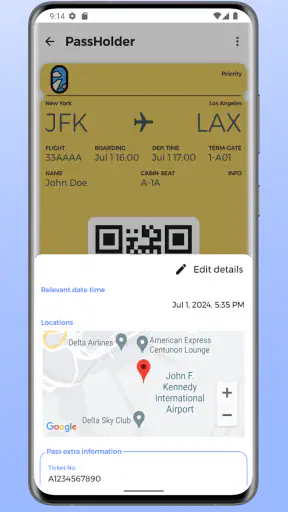 PassHolder Wallet & Smartwatch screenshot