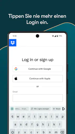 Passwort-Manager von Dashlane screenshot