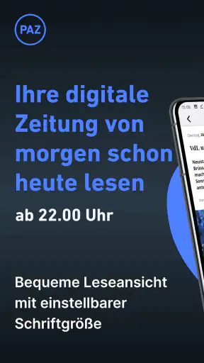 PAZ E-Paper screenshot