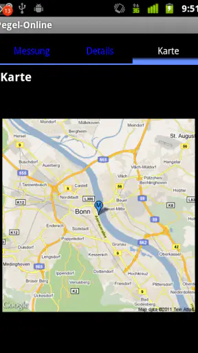 Pegel-Online screenshot