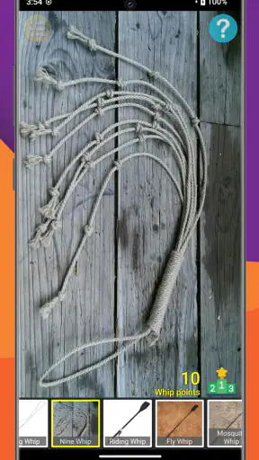 Peitschen app - Big Bang Whip screenshot