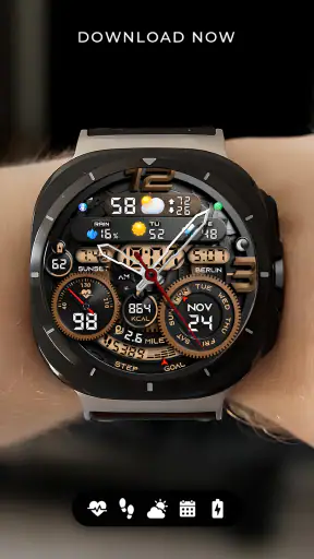 PER32 Ultra Hybrid Watch Face screenshot