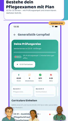 Pflege Examen: Quiz & Lernen screenshot