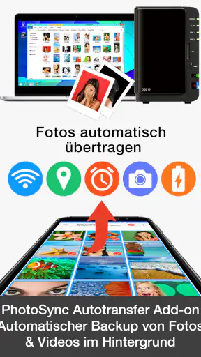 PhotoSync Autotransfer Add-On screenshot