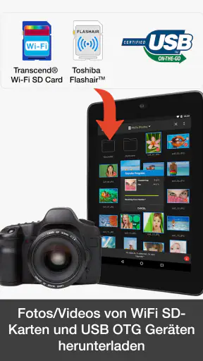 PhotoSync NAS Add-On screenshot