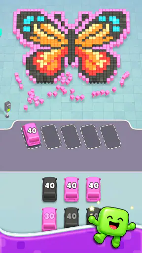 Pixel Drop: Bus Puzzle screenshot