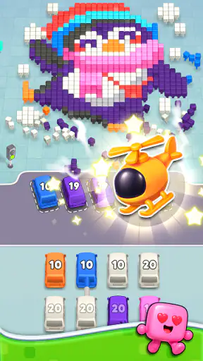 Pixel Drop: Bus Puzzle screenshot