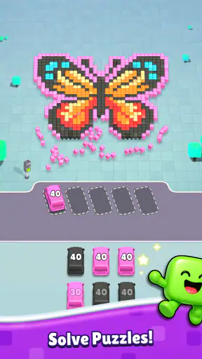 Pixel Drop: Bus Puzzle screenshot