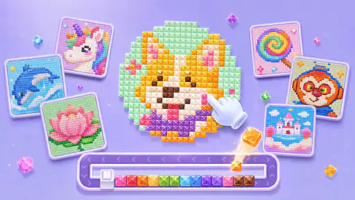 Pixel Gem Loop screenshot