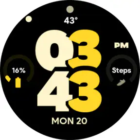 Pixel Pro 2 - Watch face screenshot