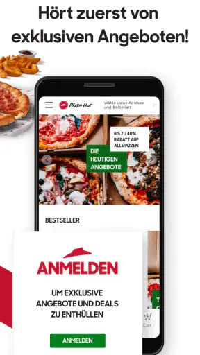Pizza Hut Deutschland screenshot
