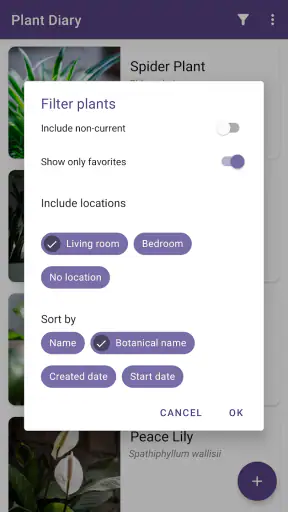 Plant Diary screenshot