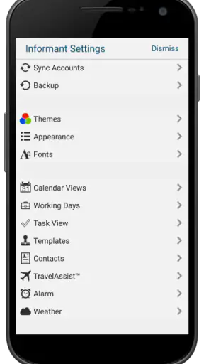 Pocket Informant screenshot