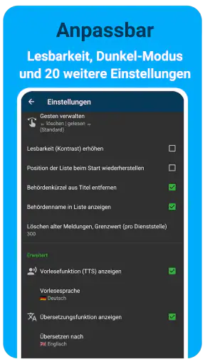Polizeireport screenshot