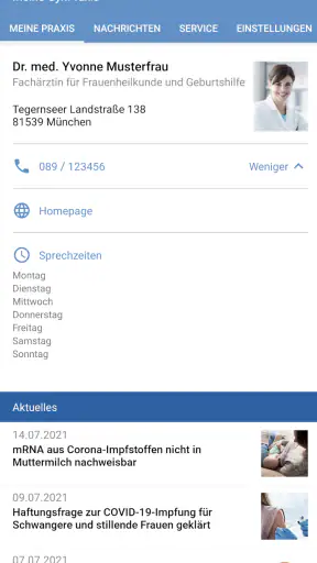 PraxisApp - Meine GynPraxis screenshot