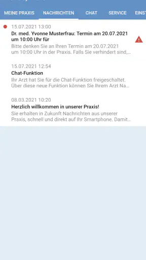 PraxisApp - Meine GynPraxis screenshot